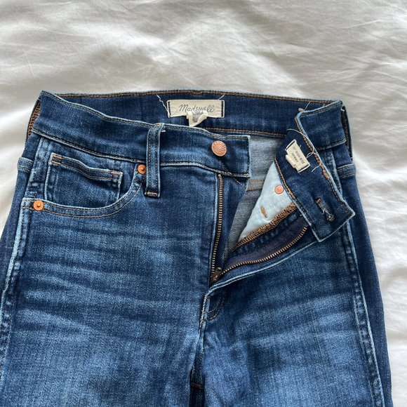 Madewell 10" High-Rise Skinny Jeans: Insuluxe Denim Cashmere Edition - Size 25P - Picture 10 of 11